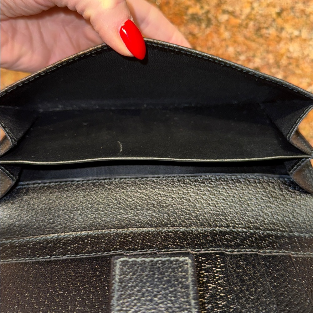 Gucci Long Wallet Canvas GG Wallet Long Authentic - Picture 6 of 8
